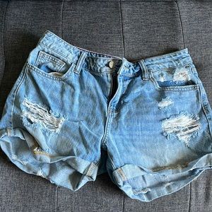 Cello distressed short